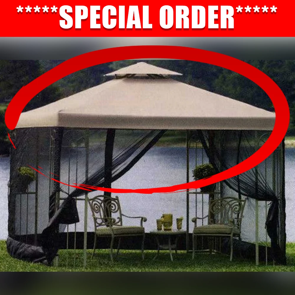 TOPS Gazebo Canopy Replacement 10x10 FT Garden Treasures Gazebo HG Replacement Canopy 1 TOPS Gazebo Canopy Replacement 10x10 FT Garden Treasures Gazebo HG Replacement Canopy