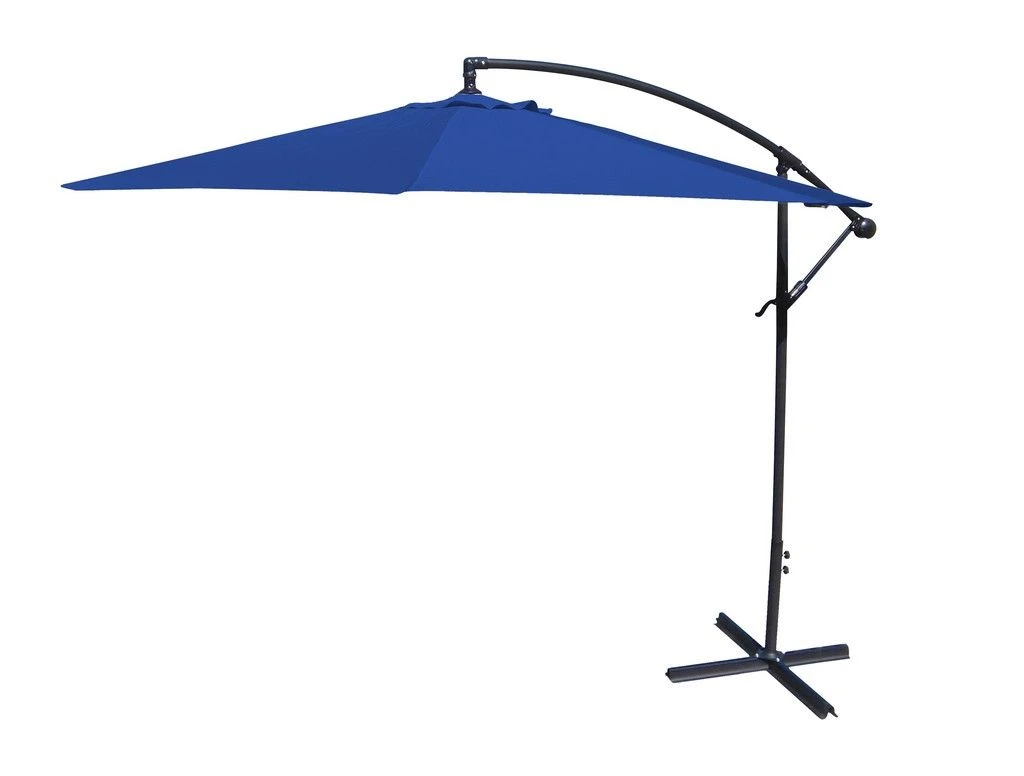 Jordan Manufacturing 10' STEEL OFFSET UMBRELLA- NAVY 1 Jordan Manufacturing 10' STEEL OFFSET UMBRELLA- NAVY