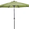 Jordan Manufacturing 9FT Steel Market Umbrella In Olive Umbrellas