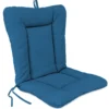 Jordan Manufacturing Outdoor Knife Edge Euro Style Chair Cushion- Sunbrella CAVAS REGATTA GLEN RAVEN Custom Order Cushions