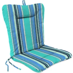 Jordan Manufacturing Outdoor Knife Edge Euro Style Chair Cushion- Sunbrella DOLCE STR OASIS ACR GLEN RAVEN Custom Order Cushions