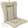 Jordan Manufacturing Outdoor Knife Edge Euro Style Chair Cushion-TORY BISQUE RICHLOOM