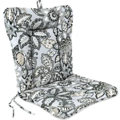 Jordan Manufacturing Outdoor Knife Edge Euro Style Chair Cushion-COPELAND NOIR RICHLOOM Custom Order Cushions