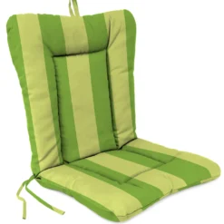 Jordan Manufacturing Outdoor Knife Edge Euro Style Chair Cushion-PREVIEW LEAF RICHLOOM