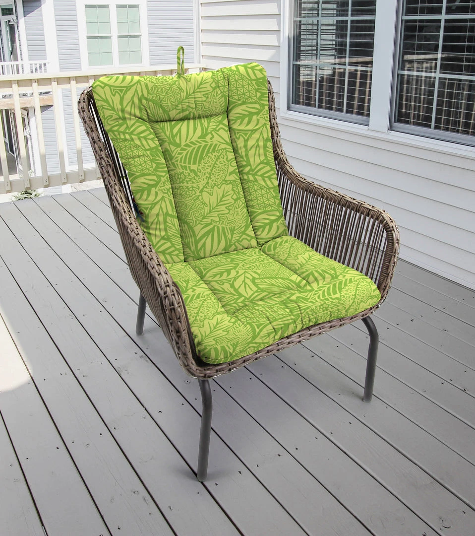 Jordan Manufacturing Custom Order Cushions Outdoor Knife Edge Euro Style Chair Cushion-MAVEN LEAF RICHLOOM 2 Jordan Manufacturing Custom Order Cushions Outdoor Knife Edge Euro Style Chair Cushion-MAVEN LEAF RICHLOOM