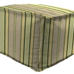 Jordan Manufacturing 20" Square Outdoor Bead Filled Pouf/Ottoman-TERRACE SUNRISE RICHLOOM Custom Order Cushions