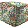 Jordan Manufacturing 20" Square Outdoor Bead Filled Pouf/Ottoman-COPELAND FIESTA RICHLOOM Custom Order Cushions