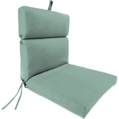 Jordan Manufacturing Outdoor French Edge Dining Chair Cushion- Sunbrella CANVAS SPA ACR GLEN RAVEN Custom Order Cushions
