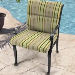 Jordan Manufacturing Custom Order Cushions Outdoor French Edge Dining Chair Cushion-TERRACE SUNRISE RICHLOOM