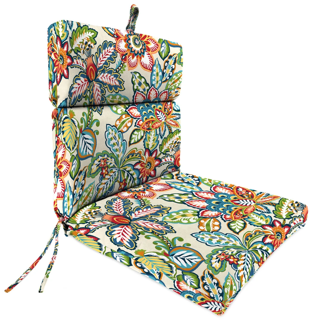 Jordan Manufacturing Outdoor French Edge Dining Chair Cushion-COPELAND FIESTA RICHLOOM 1 Jordan Manufacturing Outdoor French Edge Dining Chair Cushion-COPELAND FIESTA RICHLOOM