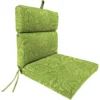 Jordan Manufacturing Outdoor French Edge Dining Chair Cushion-MAVEN LEAF RICHLOOM Custom Order Cushions