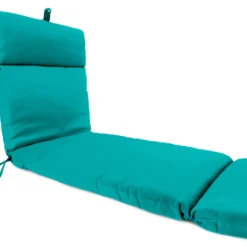 Jordan Manufacturing Custom Order Cushions Outdoor French Edge Chaise Lounge Cushion- Sunbrella CANVAS ARUBA GLEN RAVEN