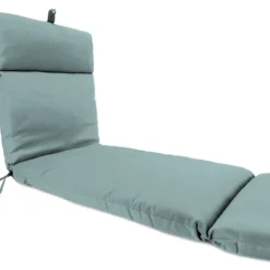 Jordan Manufacturing Outdoor French Edge Chaise Lounge Cushion- Sunbrella SHORE LINEN GLEN RAVEN Custom Order Cushions