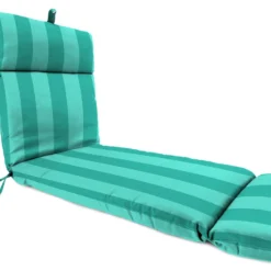 Jordan Manufacturing Custom Order Cushions Outdoor French Edge Chaise Lounge Cushion-PREVIEW LAGOON