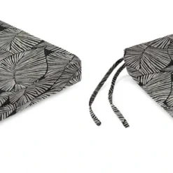Jordan Manufacturing Custom Order Cushions Outdoor French Edge Seat Cushion-TALIA NOIR RICHLOOM