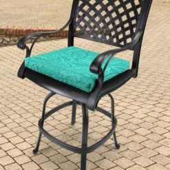 Jordan Manufacturing Outdoor French Edge Seat Cushion-MAVEN LAGOON