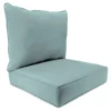 Jordan Manufacturing Custom Order Cushions Outdoor 2PC Deep Seat Chair Cushion- Sunbrella SHORE LINEN GLEN RAVEN