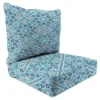 Jordan Manufacturing Outdoor 2PC Deep Seat Chair Cushion-MEDLO BAY RICHLOOM