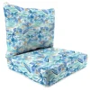 Jordan Manufacturing Outdoor 2PC Deep Seat Chair Cushion-BALLYFIN BAY BLUE RICHLOOM Custom Order Cushions
