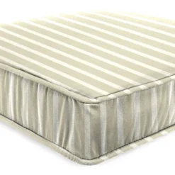 Jordan Manufacturing Outdoor Boxed Edge Deep Seat Cushion- Sunbrella CAST MIST GLEN RAVEN