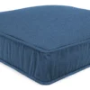 Jordan Manufacturing Outdoor Boxed Edge Deep Seat Cushion-HUSK TEXTURE CAPRI RICHLOOM Custom Order Cushions