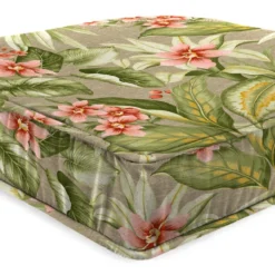 Jordan Manufacturing Outdoor Boxed Edge Deep Seat Cushion-TAHITI SUNRISE RICHLOOM Custom Order Cushions