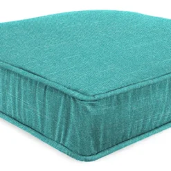 Jordan Manufacturing Outdoor Boxed Edge Deep Seat Cushion-TORY CARIBE RICHLOOM