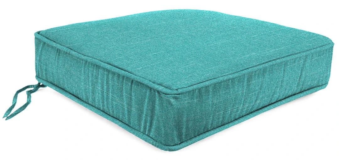 Jordan Manufacturing Outdoor Boxed Edge Deep Seat Cushion-TORY CARIBE RICHLOOM 1 Jordan Manufacturing Outdoor Boxed Edge Deep Seat Cushion-TORY CARIBE RICHLOOM