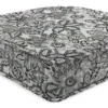 Jordan Manufacturing Custom Order Cushions Outdoor Boxed Edge Deep Seat Cushion-COPELAND NOIR RICHLOOM