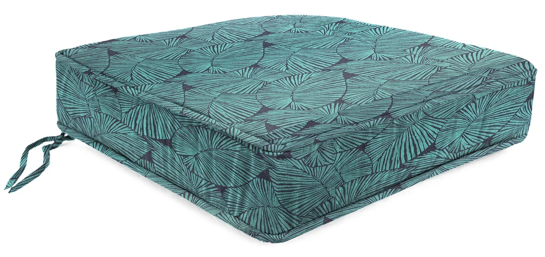Jordan Manufacturing Custom Order Cushions Outdoor Boxed Edge Deep Seat Cushion-TALIA CARIBE RICHLOOM 1 Jordan Manufacturing Custom Order Cushions Outdoor Boxed Edge Deep Seat Cushion-TALIA CARIBE RICHLOOM