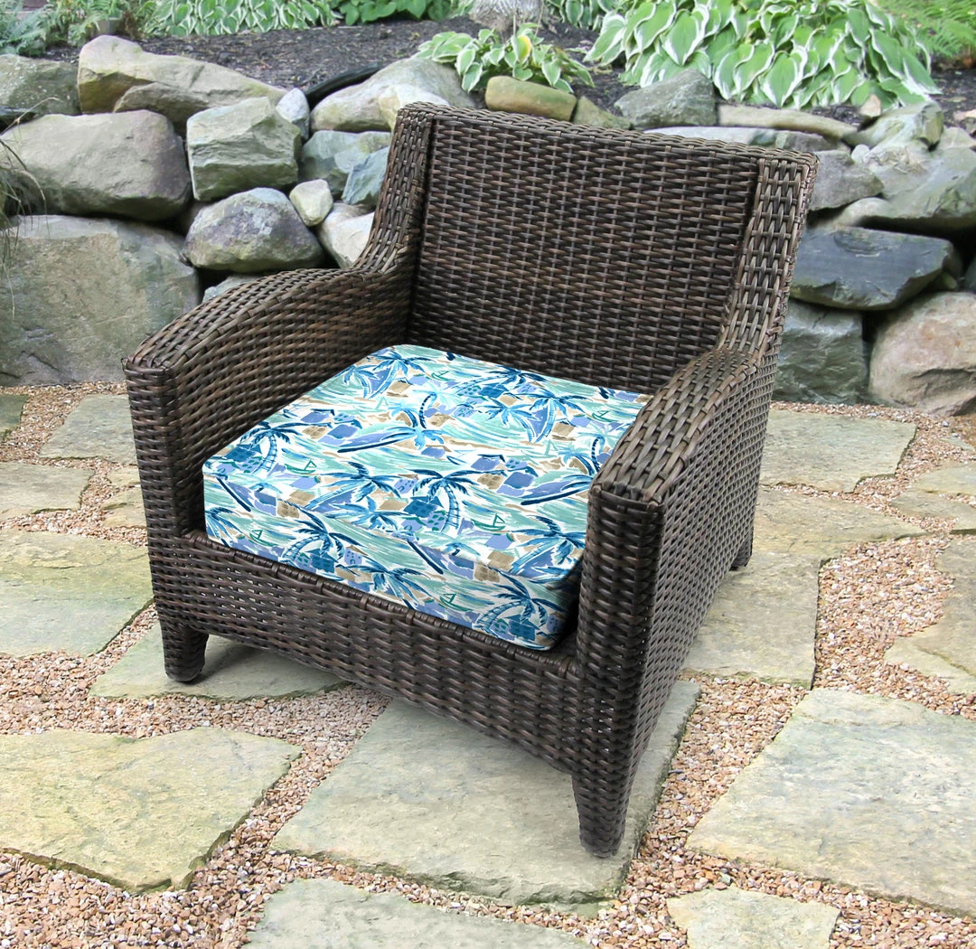 Jordan Manufacturing Custom Order Cushions Outdoor Boxed Edge Deep Seat Cushion-BALLYFIN BAY BLUE RICHLOOM 2 Jordan Manufacturing Custom Order Cushions Outdoor Boxed Edge Deep Seat Cushion-BALLYFIN BAY BLUE RICHLOOM