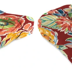 Jordan Manufacturing Set Of 2 Outdoor 18" Wicker Chair Cushions-COLSEN BERRY RICHLOOM Custom Order Cushions