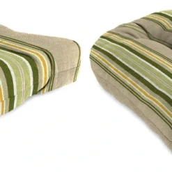 Jordan Manufacturing Set Of 2 Outdoor 18" Wicker Chair Cushions-TERRACE SUNRISE RICHLOOM Custom Order Cushions