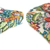 Jordan Manufacturing Set Of 2 Outdoor 18" Wicker Chair Cushions-COPELAND FIESTA RICHLOOM
