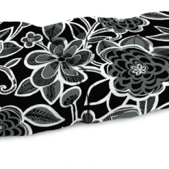 Jordan Manufacturing Custom Order Cushions Outdoor 44" Wicker Loveseat Cushion-HALSEY SHADOW RICHLOOM