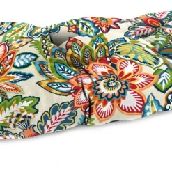 Jordan Manufacturing Outdoor 44" Wicker Loveseat Cushion-COPELAND FIESTA RICHLOOM Custom Order Cushions