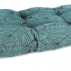 Jordan Manufacturing Custom Order Cushions Outdoor 44" Wicker Loveseat Cushion-TALIA CARIBE RICHLOOM