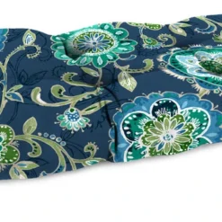 Jordan Manufacturing Outdoor 44" Wicker Loveseat Cushion-FANFARE CAPRI Custom Order Cushions