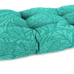 Jordan Manufacturing Outdoor 44" Wicker Loveseat Cushion-MAVEN LAGOON