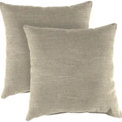 Jordan Manufacturing Outdoor 18" Accessory Throw Pillows-TORY BISQUE RICHLOOM Custom Order Cushions