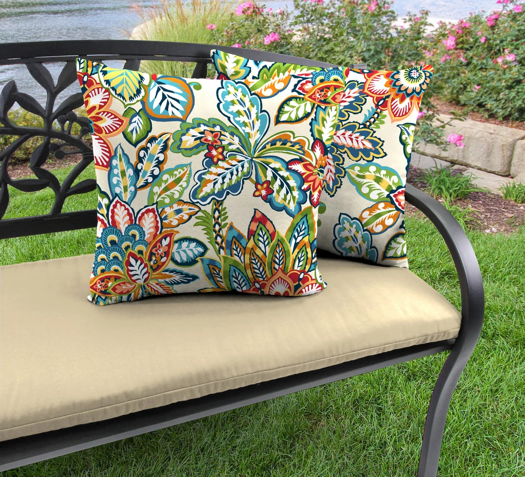 Jordan Manufacturing Outdoor 18" Accessory Throw Pillows-COPELAND FIESTA RICHLOOM Custom Order Cushions 2 Jordan Manufacturing Outdoor 18" Accessory Throw Pillows-COPELAND FIESTA RICHLOOM Custom Order Cushions