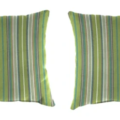 Jordan Manufacturing Outdoor 16" Accessory Throw Pillows, Set Of 2- Sunbrella FOSTER SURFSIDE RAVEN