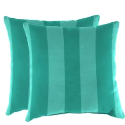 Jordan Manufacturing Outdoor 16" Accessory Throw Pillows, Set Of 2-PREVIEW LAGOON