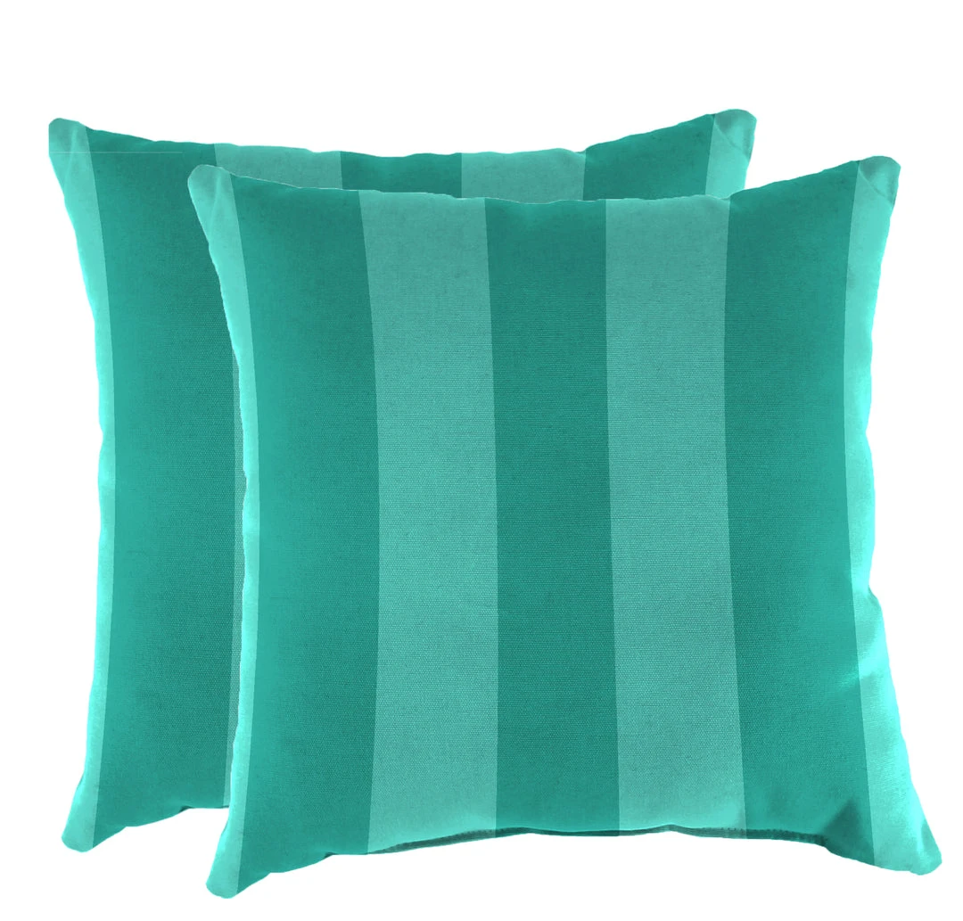 Jordan Manufacturing Outdoor 16" Accessory Throw Pillows, Set Of 2-PREVIEW LAGOON 1 Jordan Manufacturing Outdoor 16" Accessory Throw Pillows, Set Of 2-PREVIEW LAGOON