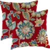 Jordan Manufacturing Outdoor 16" Accessory Throw Pillows, Set Of 2-DAELYN CHERRY RICHLOOM Custom Order Cushions