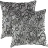 Jordan Manufacturing Outdoor 16" Accessory Throw Pillows, Set Of 2-COPELAND NOIR RICHLOOM