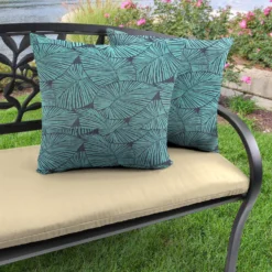 Jordan Manufacturing Outdoor 16" Accessory Throw Pillows, Set Of 2-TALIA CARIBE RICHLOOM