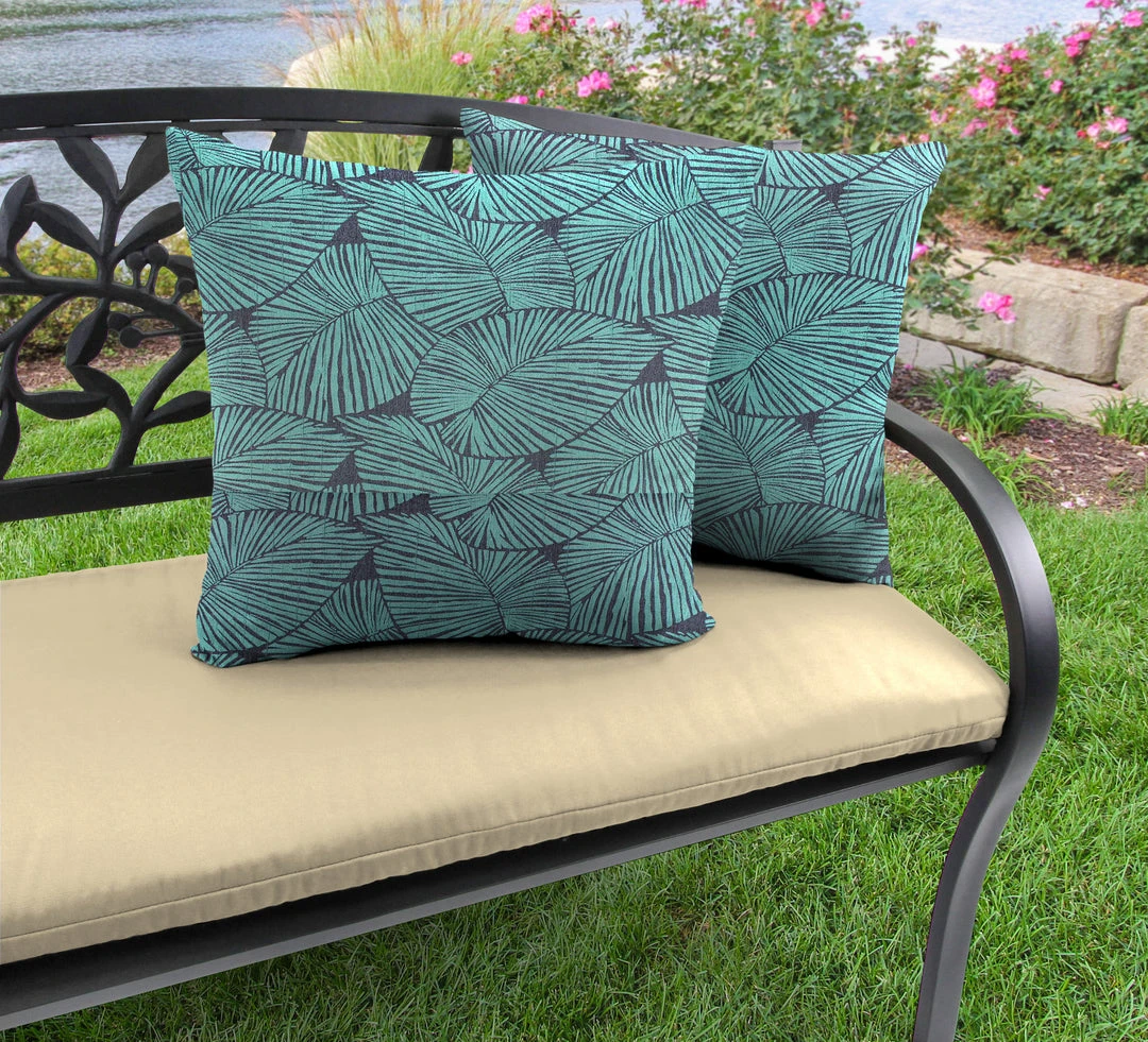 Jordan Manufacturing Outdoor 16" Accessory Throw Pillows, Set Of 2-TALIA CARIBE RICHLOOM 2 Jordan Manufacturing Outdoor 16" Accessory Throw Pillows, Set Of 2-TALIA CARIBE RICHLOOM