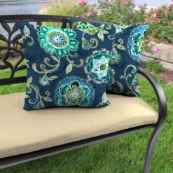 Jordan Manufacturing Outdoor 16" Accessory Throw Pillows, Set Of 2-FANFARE CAPRI