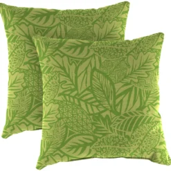 Jordan Manufacturing Outdoor 16" Accessory Throw Pillows, Set Of 2-MAVEN LEAF RICHLOOM Custom Order Cushions